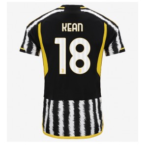 Juventus Moise Kean #18 Domaci Dres 2023-24 Kratak Rukavima